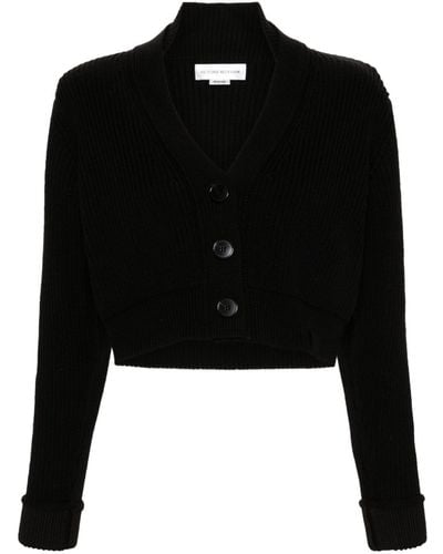 Victoria Beckham Victoria Beckham V-neck Crop Cardigan Clothing - Black