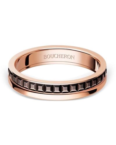 Boucheron 18kt Rose Gold Quatre Classique Band Ring - Multicolour