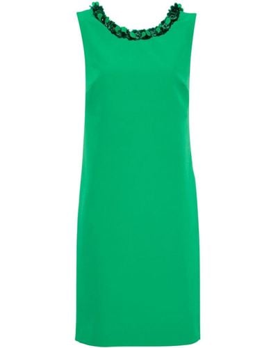 P.A.R.O.S.H. Kleid mit Pailletten - Grün