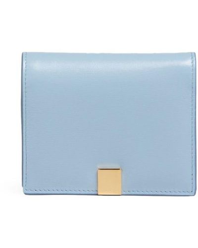 Marni Tri-fold Leather Wallet - Blue