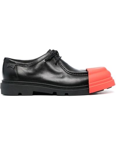 Camper Junction Two-tone Lace-up Loafers - Black