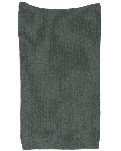 Loulou Studio Ribbed-knit Cashmere Scarf - Green