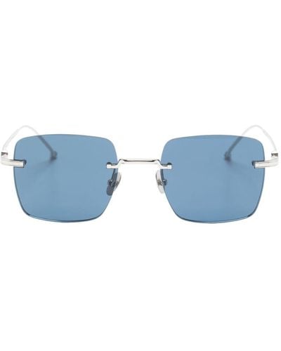 Cartier Gafas de sol Signature C de Cartier Precious con montura rectangular - Azul