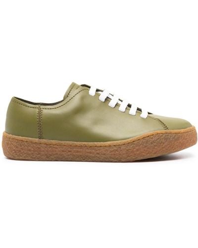 Camper Peu Terreno Leather Trainers - Green