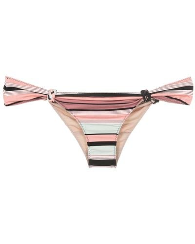 Clube Bossa Rings Striped Bikini Bottoms - Pink