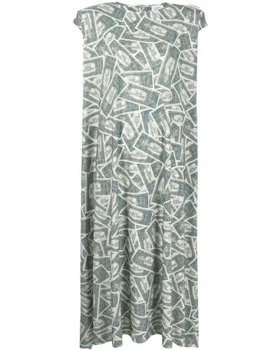 Vetements Million Dollar Kleid - Grün
