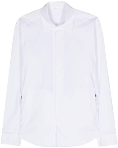 Aspesi Hemd mit Reißverschlusstaschen - Weiß