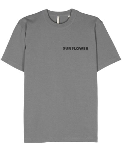 sunflower Master Logo-print T-shirt - Grey
