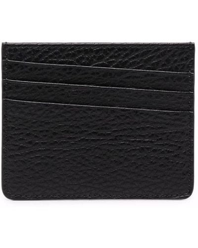 Maison Margiela Leather Credit Card Case - Black