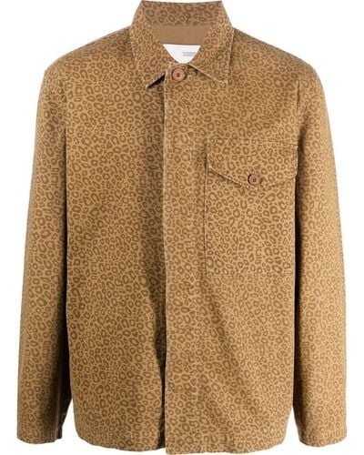 Closed Field Leopard-print Shirt Jacket - Brown