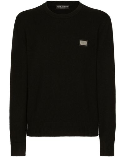 Dolce & Gabbana ロゴタグ セーター - ブラック