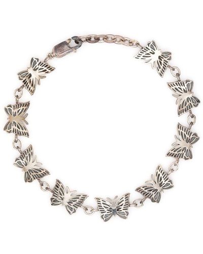 Needles Butterfly-link Detail Bracelet - Metallic