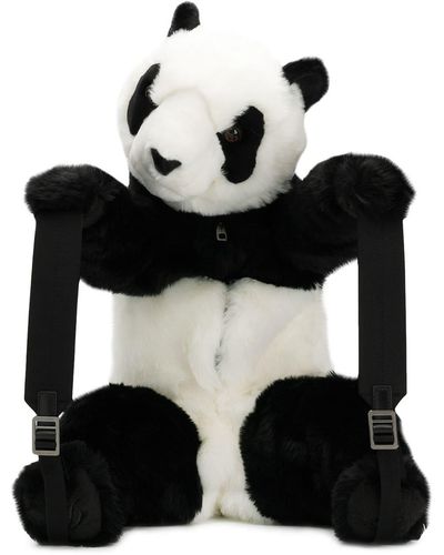 Dolce & Gabbana Panda Bear Backpack - Black