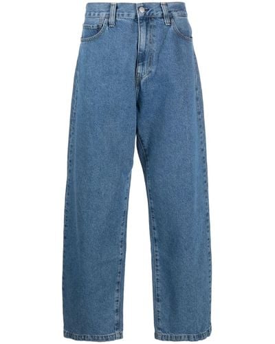 Carhartt Tapered-Jeans mit Logo-Patch - Blau