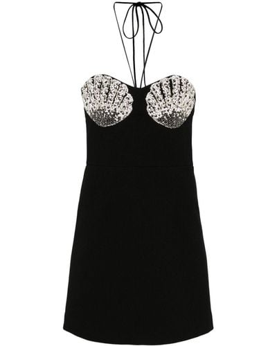 Rebecca Vallance Cordelia Mini Dress - ブラック
