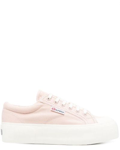 Superga Sneakers mit dicker Sohle - Pink