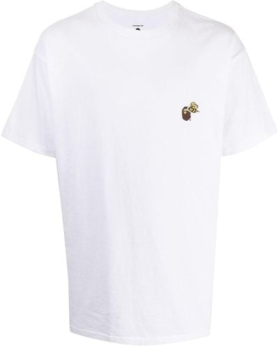 READYMADE T-shirt con stampa x BAPE - Bianco