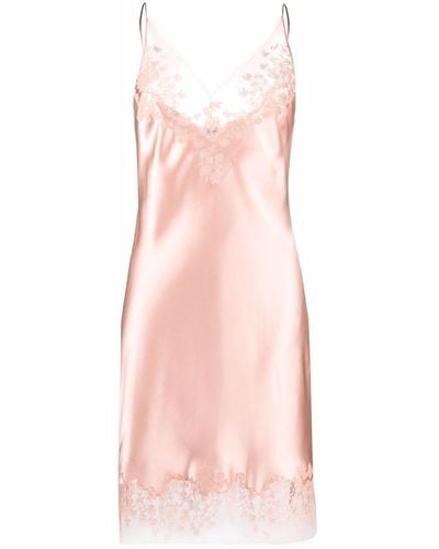 Carine Gilson Floral-detail Nightdress - Pink