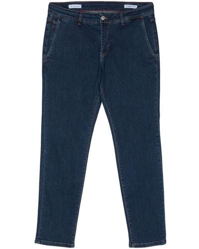 Manuel Ritz Mid-rise Slim-fit Jeans - Blue
