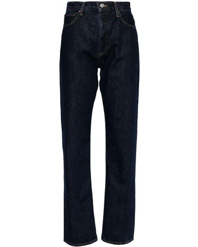 Agolde Five-pocket Straight-leg Jeans - Blue