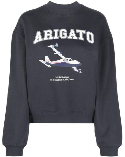 Axel Arigato Sweater Met Print - Zwart