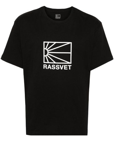 Rassvet (PACCBET) T-shirt Met Logoprint - Zwart