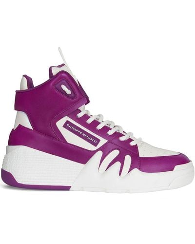 Giuseppe Zanotti Talon High-top Sneakers - Purple