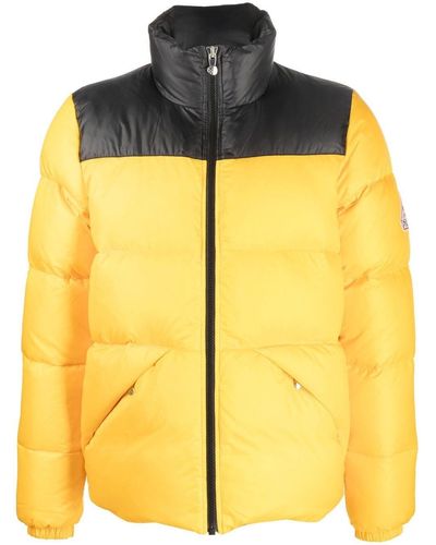 Pyrenex Radiant Colour-block Puffer Jacket - Yellow