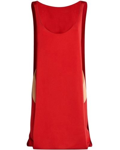 Marni Vestido corto sin mangas - Rojo