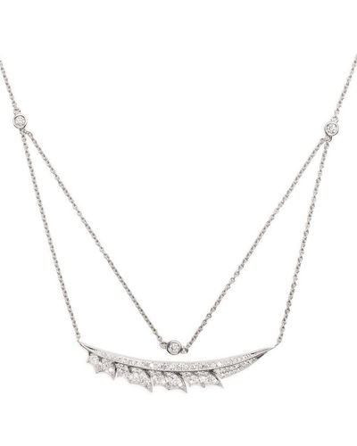 Stephen Webster 18kt White Gold Magnipheasant Multi-chain Diamond Necklace