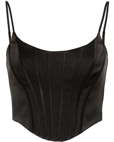 Zimmermann Haut à design de corset - Noir