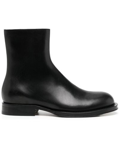 Lanvin Men Medley Zipped Boots - Black