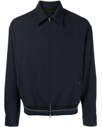 3.1 Phillip Lim Stripe-trim Shirt Jacket - Blue