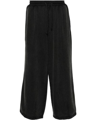 STORY mfg. Geo Tapered Track Trousers - Black
