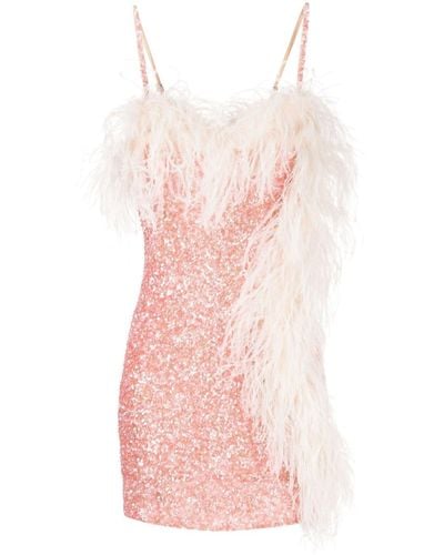 Rachel Gilbert Mini-jurk Met Pailletten - Roze