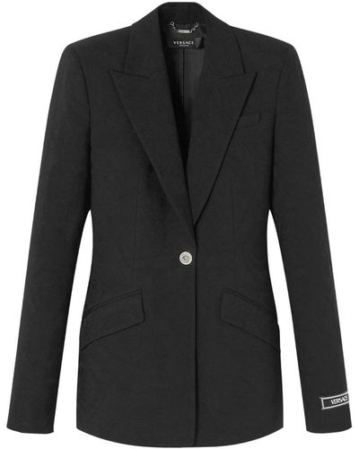 Versace Informal Jacket Clothing - Black
