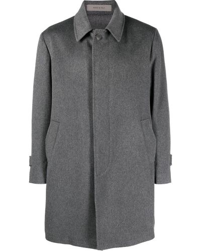 Corneliani Two-pocket Single-breasted Coat - Gray