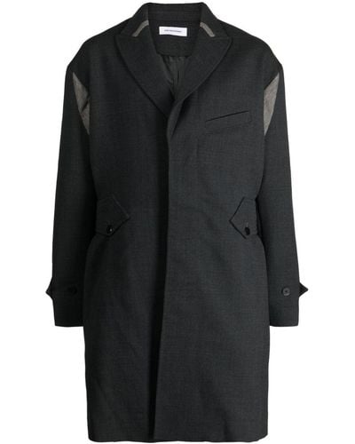 Kiko Kostadinov Men Solon Long Coat - Black