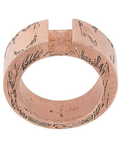 Parts Of 4 Crescent Rift Ring - Pink