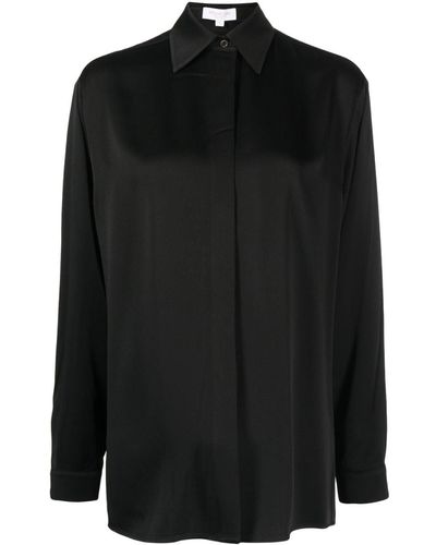 Michael Kors ポインテッドカラー シャツ - ブラック
