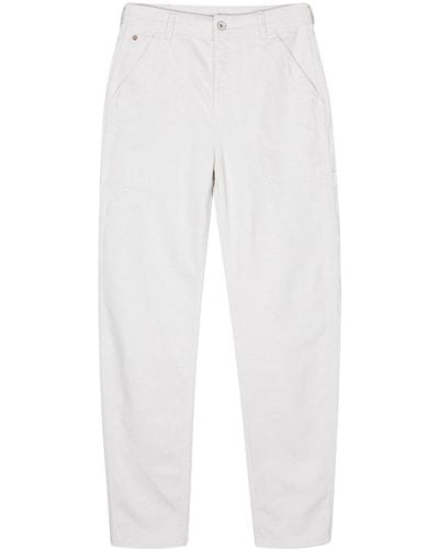 Emporio Armani Cotton Pants - White