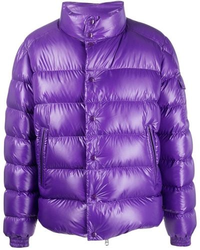 Moncler Lule Quilted Padded Jacket - Purple