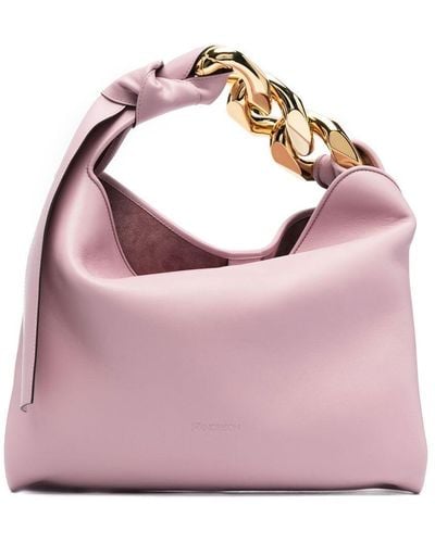 JW Anderson Kleine Handtasche mit Kettendetail - Pink