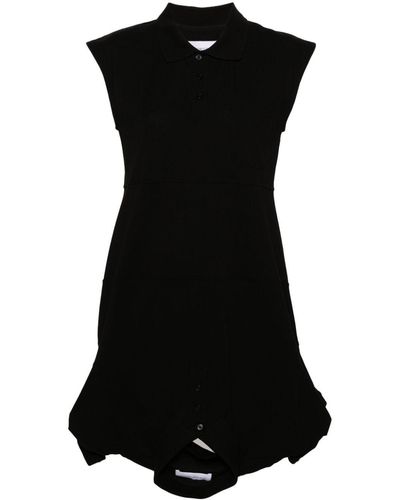 Viktor & Rolf Upside Down Poloshirtkleid - Schwarz