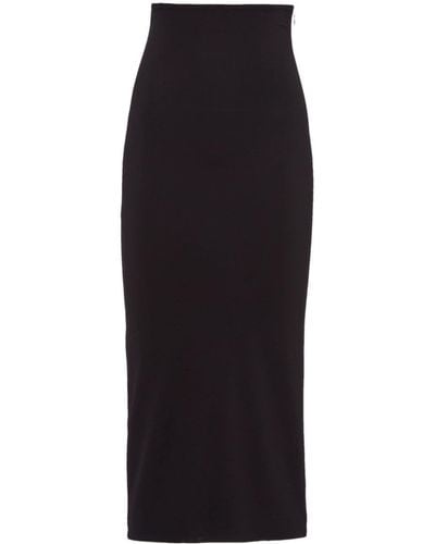 Prada Jersey Pencil Skirt - Black