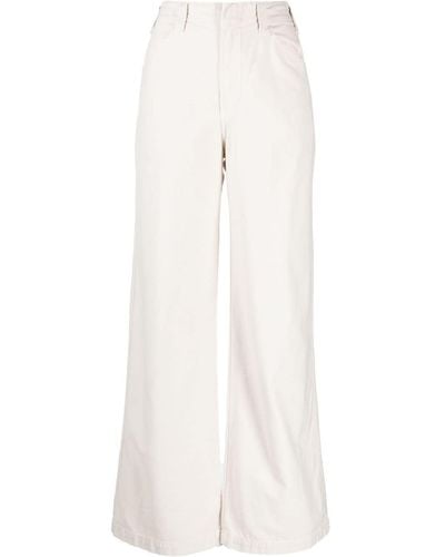 Citizens of Humanity Paloma Cotton Wide-leg Trousers - White