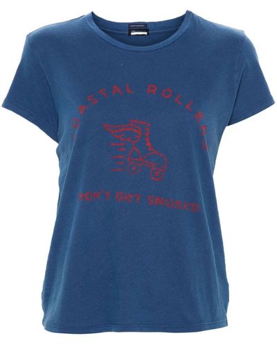 Mother The Boxy Goodie cotton T-shirt - Blau