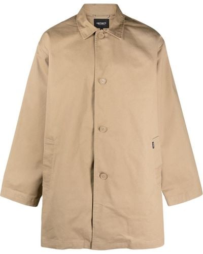 Carhartt Newhaven Jas Met Enkele Rij Knopen - Naturel