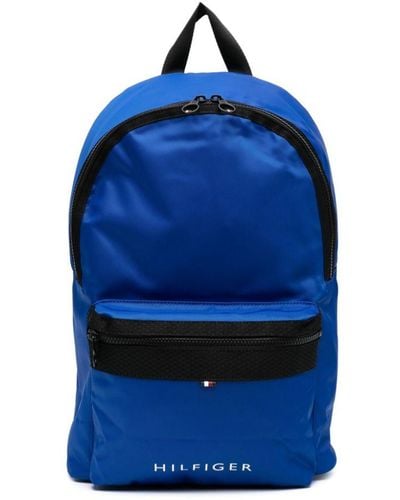Tommy Hilfiger Skyline Logo-print Backpack - Blue