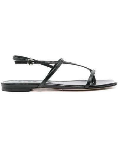 Aeyde Ella Flat Sandals - Zwart